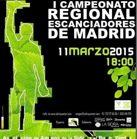 I Campeonato Regional de Escanciadores de Sidra de la Comunidad de Madrid #EscanciadoresMadrid