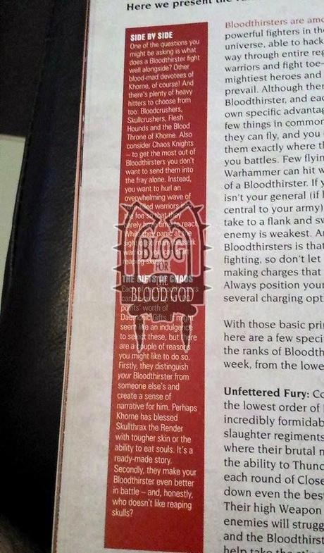 Mas filtraciones de la WDW desde Blog for The Blood God