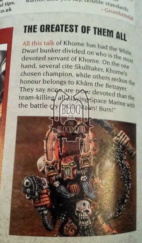 Mas filtraciones de la WDW desde Blog for The Blood God