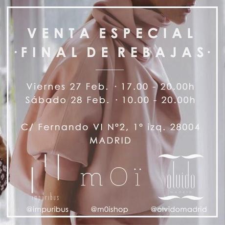 Ventas especiales de marcas que valen la pena como Olvido Madrid.