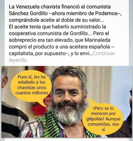 ¿Por qué todos los que reciben dinero de Venezuela parecen haber descuidado su higiene personal?