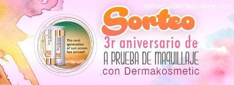 Sorteo 3er Aniversario de A Prueba de Maquillaje con Dermakosmetic