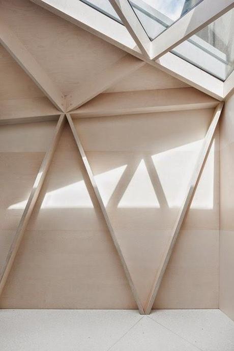 Extensión en madera contrachapada de una casa Victoriana en Dublín