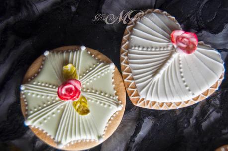 GALLETAS CUMPLE DE OLGA Y EFECTO MADERA Y LADRILLO