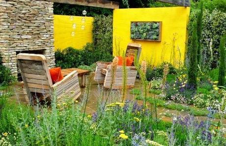 TERRAZAS CON COLOR Colores para las paredes del patio o la terraza