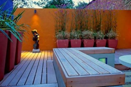 TERRAZAS CON COLOR Colores para las paredes del patio o la terraza