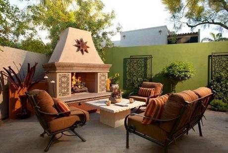 TERRAZAS CON COLOR Colores para las paredes del patio o la terraza