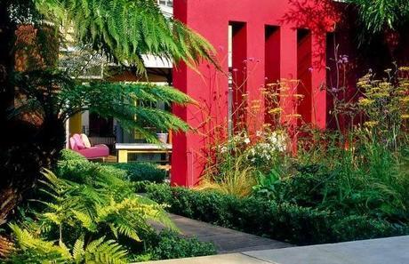 TERRAZAS CON COLOR Colores para las paredes del patio o la terraza