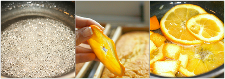 Sirope y naranjas caramelizadas, un espectáculo