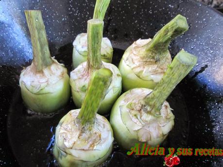ALCACHOFAS TOSTADAS