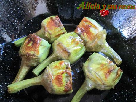 ALCACHOFAS TOSTADAS