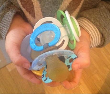 Sin pañal y con chupete