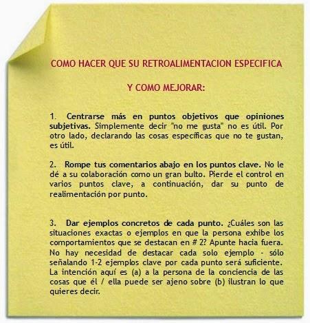 MANEJO DE CRÍTICAS: COMO DAR UNA CRÍTICA CONSTUCTIVA