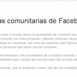 Facebook reconsidera la denuncia Facebook y un riesgo por omisión