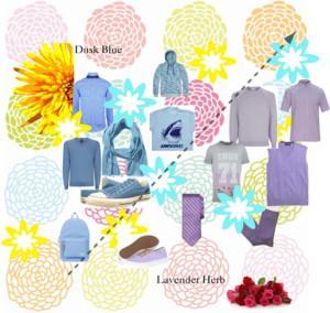 Colores Dusk Blue y Lavender Herb