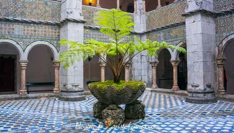 Patio interior Palacio da Pena - Estilo islámico