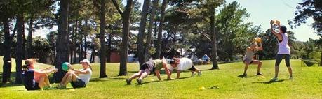 ENTRENO CIRCUITO DE FUERZA AL AIRE LIBRE