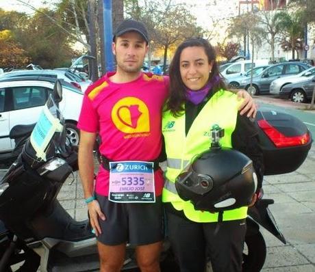El Señor Flato en la Maratón de Sevilla 2015