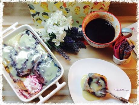 Pastel de hojaldre con frutos rojos y chocolate blanco