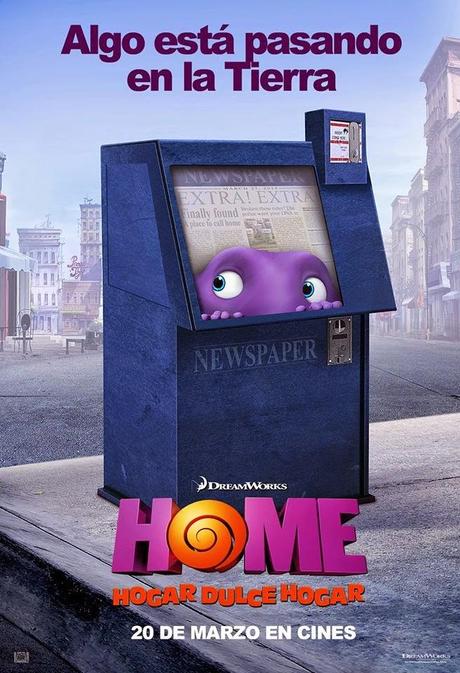 CINCO CARTELES PROMOCIONALES EN ESPAÑOL DE 'HOME: HOGAR DULCE HOGAR (HOME)'