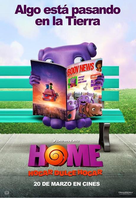 CINCO CARTELES PROMOCIONALES EN ESPAÑOL DE 'HOME: HOGAR DULCE HOGAR (HOME)'