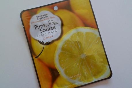 Cosmética Asiática: Mascarillas Pure Source Sheet Mask de Missha
