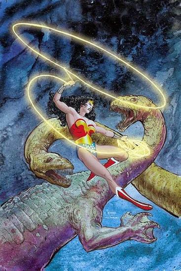 Wonder Woman Vs. Dinosaurs