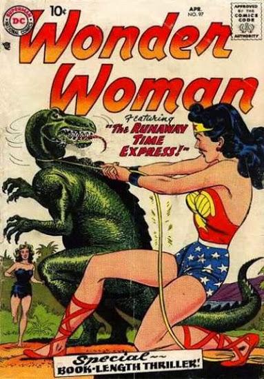 Wonder Woman Vs. Dinosaurs