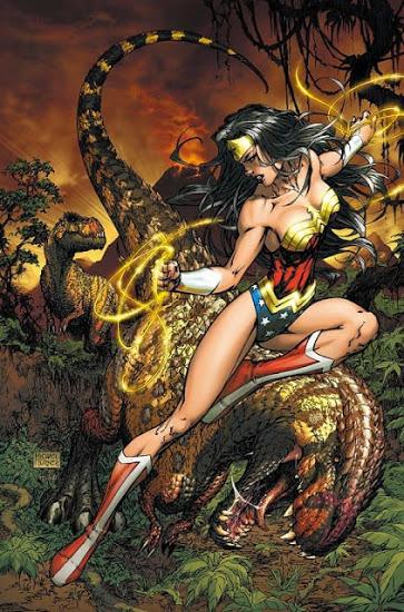 Wonder Woman Vs. Dinosaurs