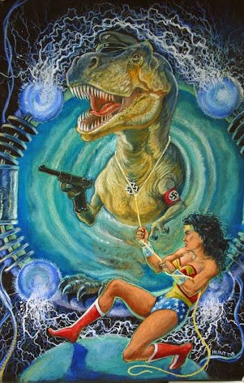 Wonder Woman Vs. Dinosaurs