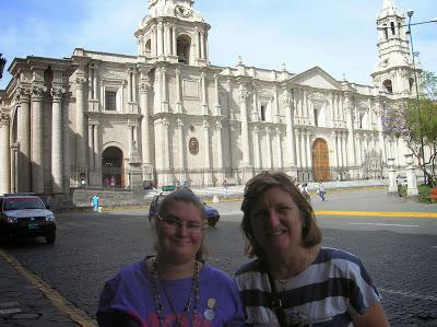 Catedral de Arequipa (Perú) Catedral de Arequipa, Perú, La vuelta al mundo de Asun y Ricardo, round the world, mundoporlibre.com
