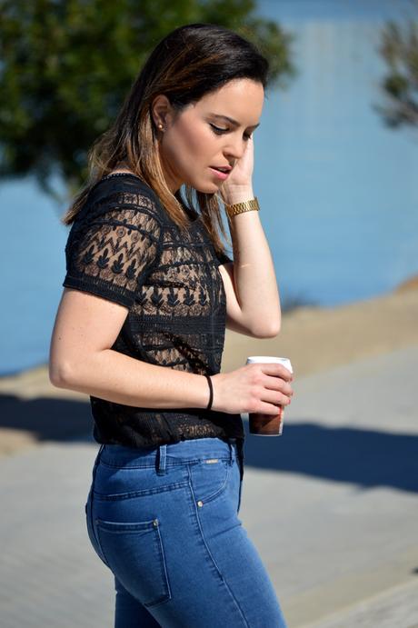 Outfit | Lace top