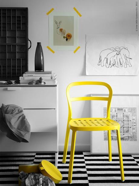 Sillas de color amarillo; ¡Atrévete y cambia! Sillas de color amarillo; ¡Atrévete y cambia!