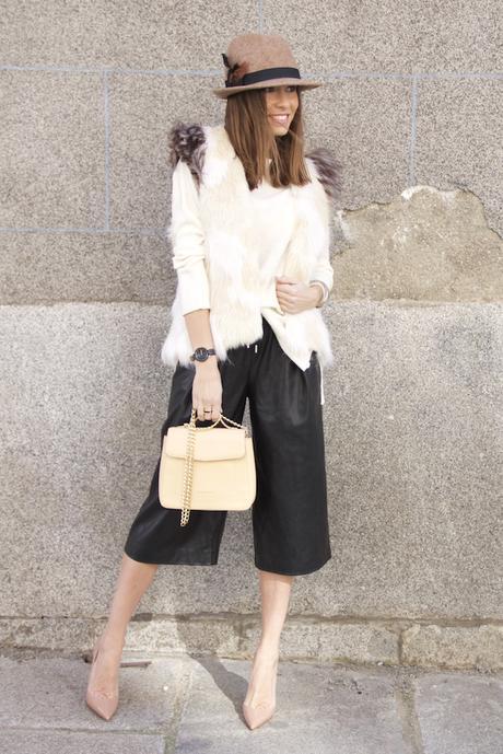 Leather midi pant X red soles IMG_3117