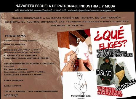 programa del curso corte y confeccion en pamplona
