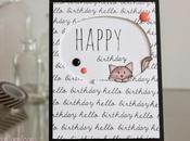 Masculine birthday card with