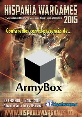Armybox en Hispania Wargames y ultimos carteles y avisos