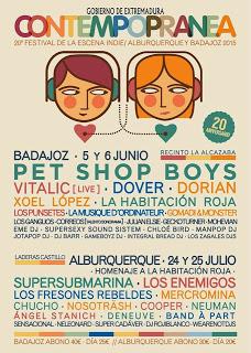 Contempopránea 2015: Pet Shop Boys, Supersubmarina, Dover, Los Enemigos, Dorian, Xoel López, Vitalic...