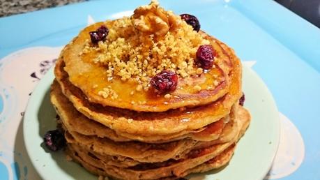 Tortitas veganas de avena y plátano