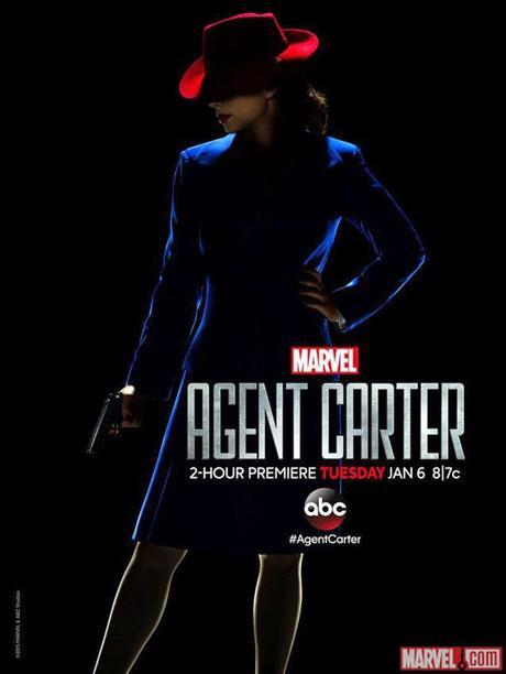 agent carter, peggy carter, capitan america, hayley atwell, poster, serie, el zorro con gafas