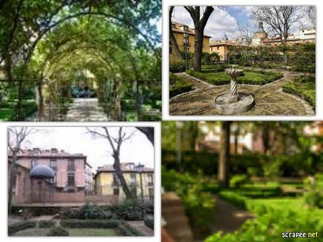 Rincones con encanto.- El  jardín secreto del Príncipe de Anglona en Madrid.