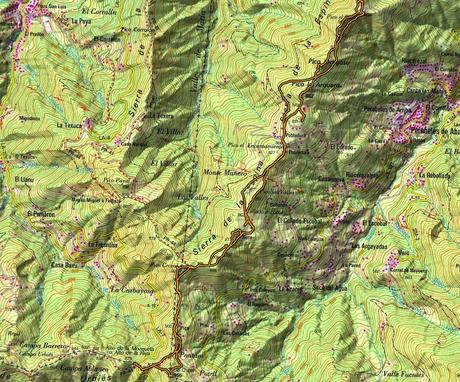 El Cantu Muñón-La Ceceal-L' Arquera-L' Artusu-La Peñona