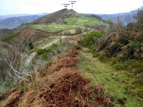El Cantu Muñón-La Ceceal-L' Arquera-L' Artusu-La Peñona