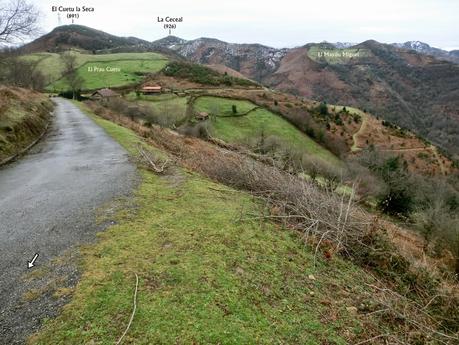 El Cantu Muñón-La Ceceal-L' Arquera-L' Artusu-La Peñona