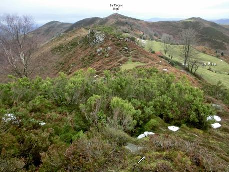 El Cantu Muñón-La Ceceal-L' Arquera-L' Artusu-La Peñona