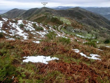 El Cantu Muñón-La Ceceal-L' Arquera-L' Artusu-La Peñona