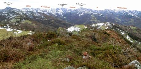 El Cantu Muñón-La Ceceal-L' Arquera-L' Artusu-La Peñona