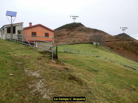 El Cantu Muñón-La Ceceal-L' Arquera-L' Artusu-La Peñona
