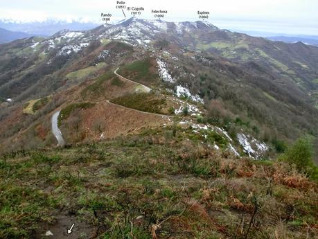 El Cantu Muñón-La Ceceal-L' Arquera-L' Artusu-La Peñona