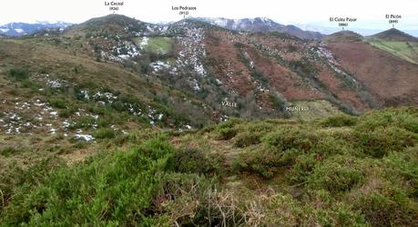 El Cantu Muñón-La Ceceal-L' Arquera-L' Artusu-La Peñona